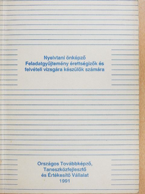 Jobbágyné András Katalin - Nyelvtani önképző  [antikvár]