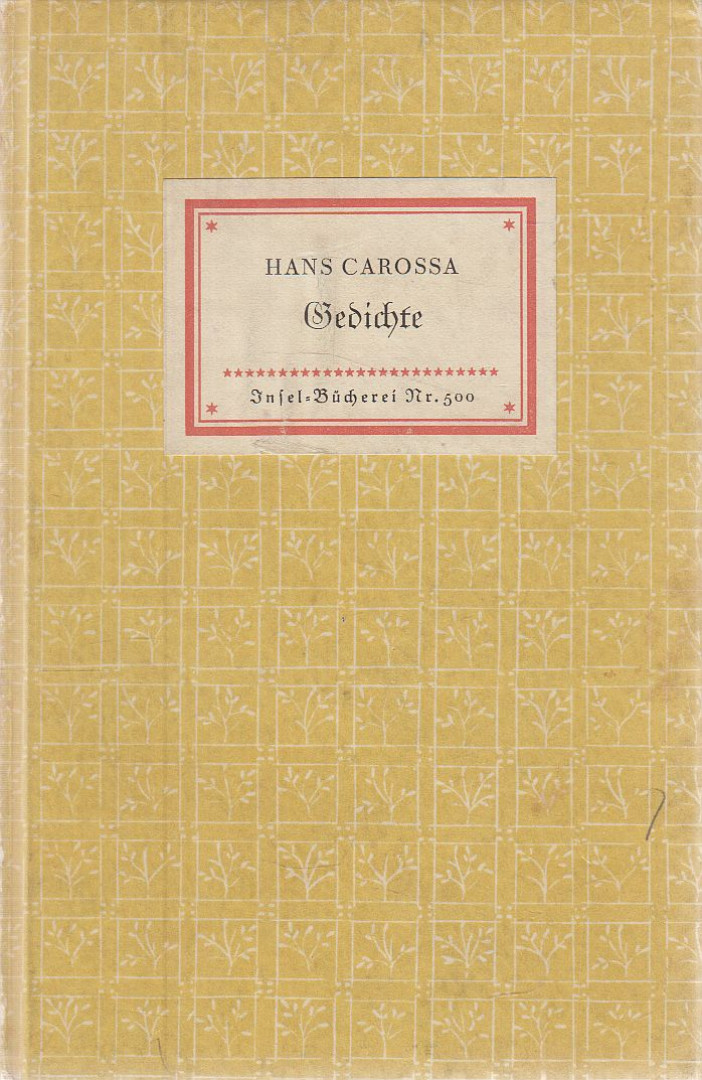 Carossa, Hans - Gedichte [antikvár]