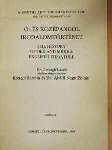 Dr. Országh László - Ó- és középangol irodalomtörténet [antikvár]