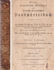 Neues Deutsch-Französisches Handwörterbuch [antikvár]