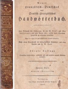 Neues Deutsch-Französisches Handwörterbuch [antikvár]