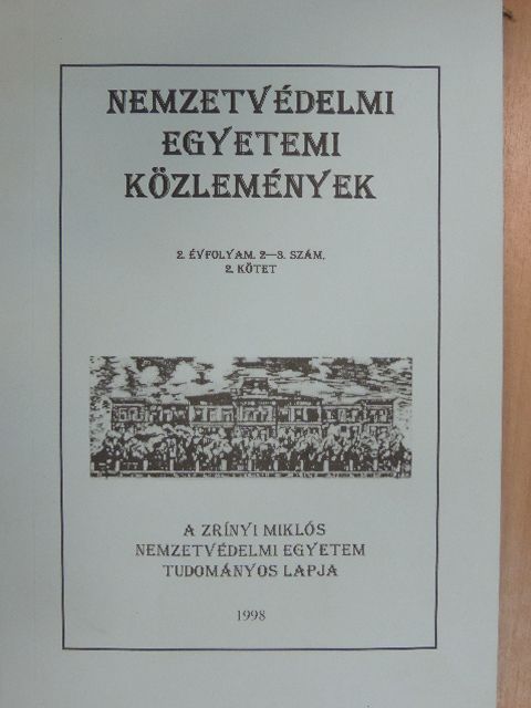 Nemzetvédelmi egyetemi közlemények 2. [antikvár]