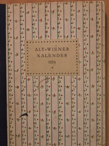 Ernst Baum - Alt-Wiener Kalender für das Jahr 1924 (gótbetűs) [antikvár]