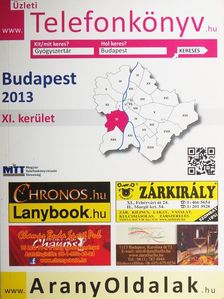 Üzleti telefonkönyv - Budapest XI. kerület 2013 [antikvár]