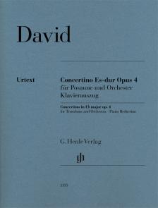 DAVID, FERDINAND - CONCERTINO ES-DUR OP.4 FÜR POSAUNE UND ORCHESTER. KLAVIERAUSZUG