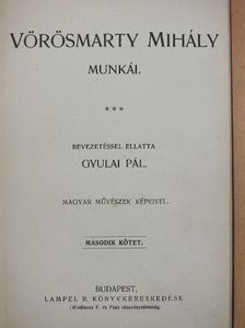 Vörösmarty Mihály - Vörösmarty Mihály munkái II. [antikvár]