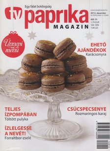 ZSIGMOND GÁBOR - TV paprika magazin 2012. december [antikvár]