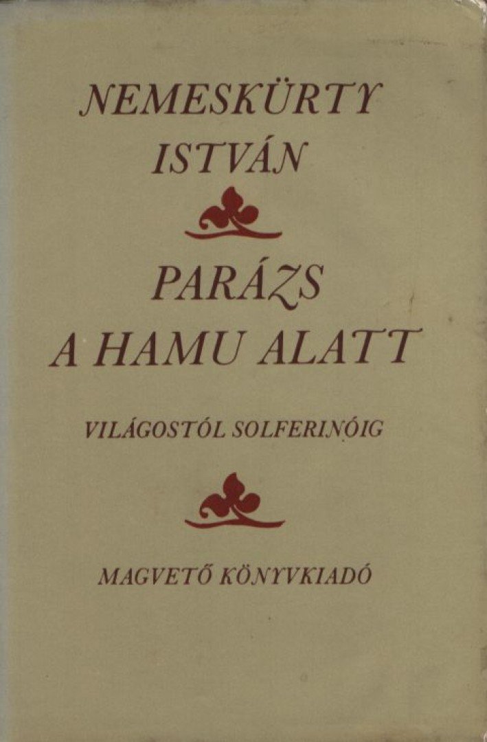 NEMESKÜRTY ISTVÁN - Parázs a hamu alatt [antikvár]