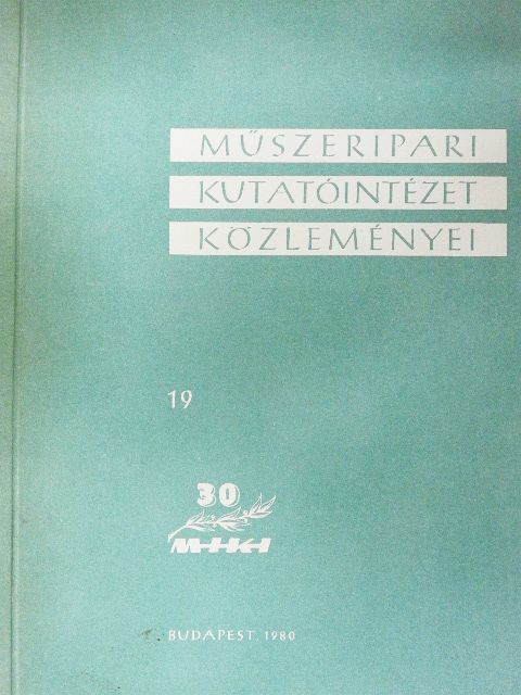 Bencze József - Műszeripari Kutatóintézet közleményei 19. [antikvár]