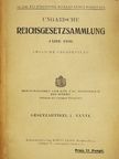 Ungarische Reichgesetzsammlung Jahr 1936 [antikvár]