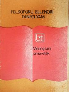 Dr. Fekete György - Mérlegtani ismeretek [antikvár]