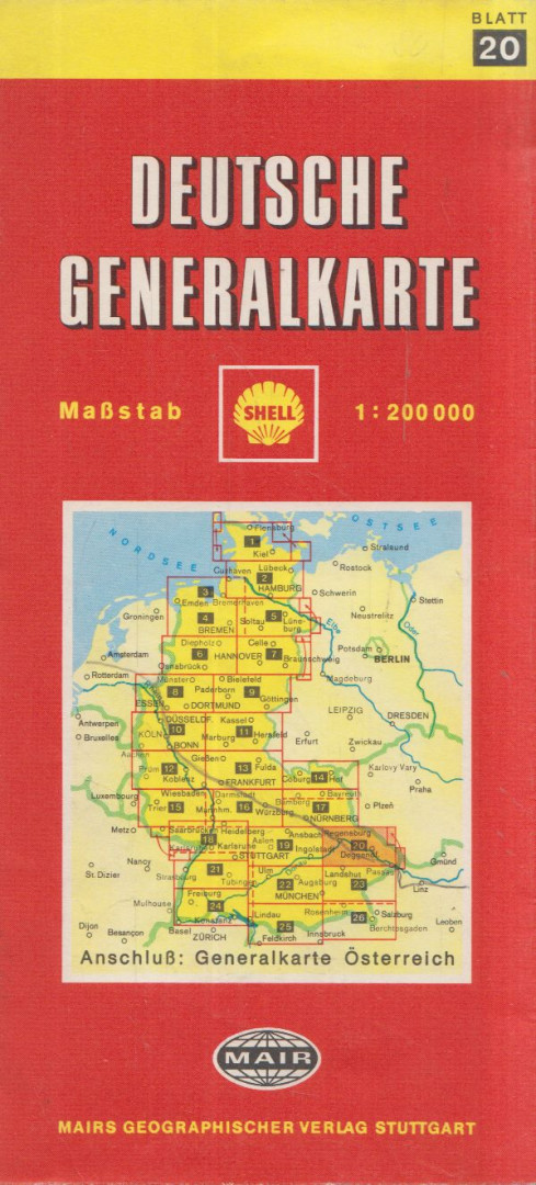 Deutsche Generalkarte [antikvár]