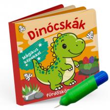 Dínócskák fürdőskönyv - színváltós, mágikus képekkel