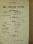 A. J. Cownley - Journal of the Chemical Society 1879. [antikvár]