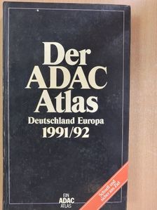 Der ADAC Atlas Deutschland Europa 1991/92 [antikvár]