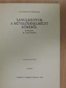 Dr. Jánosi György - Tanulmányok a művelődéselmélet köréből [antikvár]