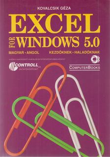 Kovalcsik Géza - Excel for Windows 5.0 [antikvár]