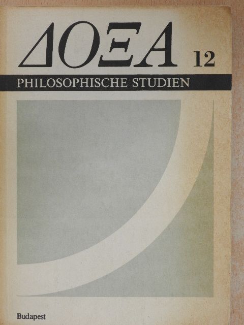 Frenyó Zoltán - Doxa Philosophische Studien 12. [antikvár]