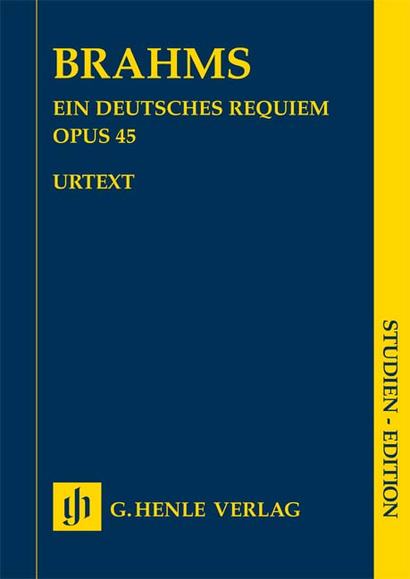 BRAHMS... - EIN DEUTSCHES REQUIEM OP.45, STUDIEN EDITION