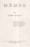 GERŐ ATTILA - Mámor [antikvár]