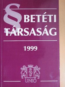 Balla Katalin - Betéti Társaság 1999 [antikvár]