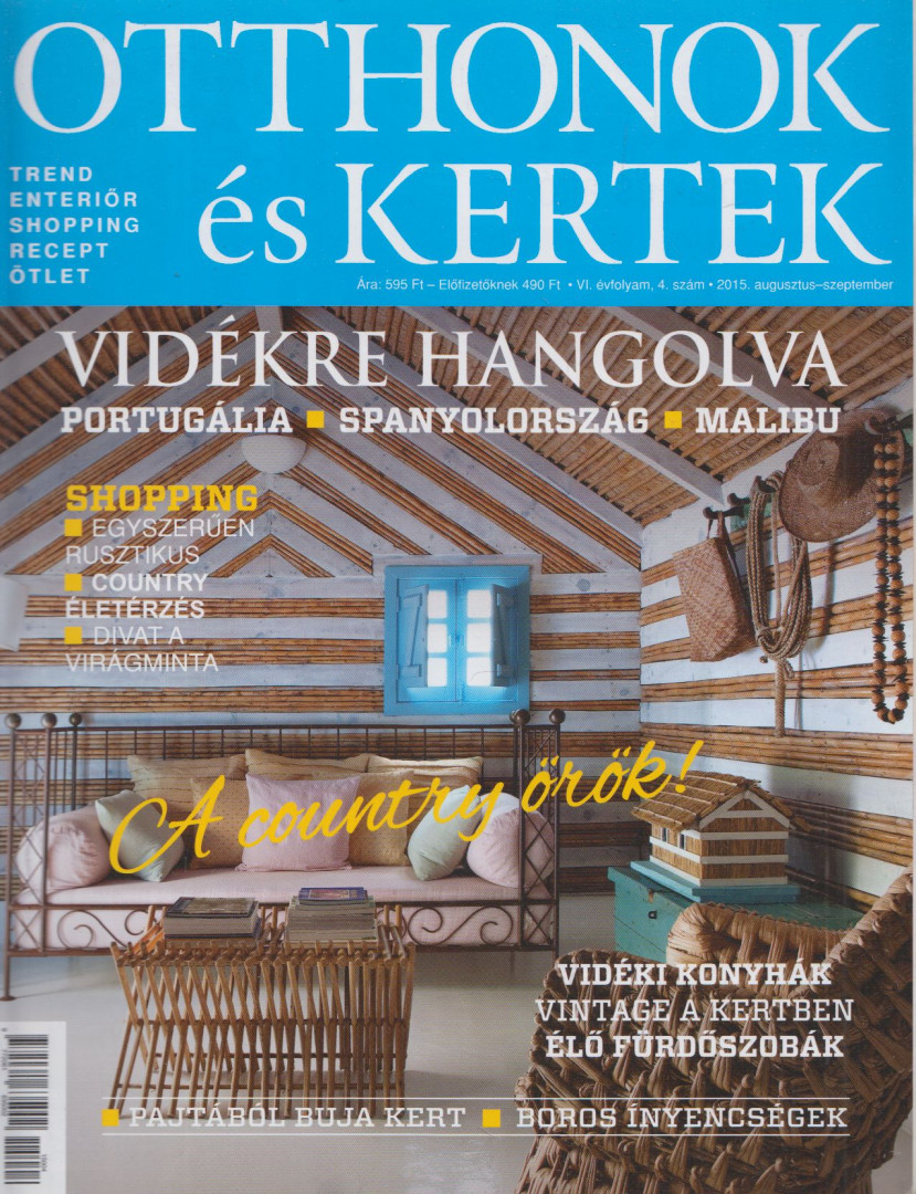 Széles Krisztina - Otthonok és kertek 2015. augusztus-szeptember [antikvár]