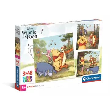 Clementoni: Micimackó puzzle - 3 az 1-ben