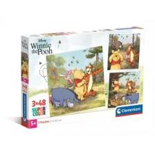 Clementoni: Micimackó puzzle - 3 az 1-ben