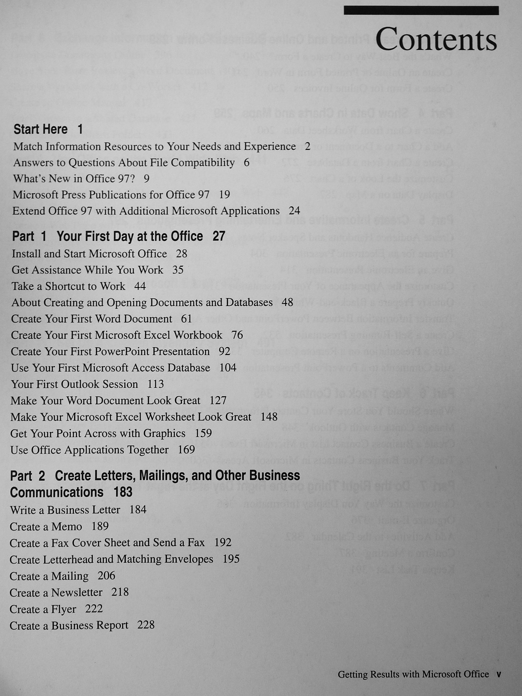 Getting Results with Microsoft Office 97 [antikvár]