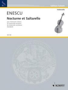 ENESCU - NOCTURNE ET SALTARELLO POUR VIOLONCELLE ET PIANO (SENSBACH)