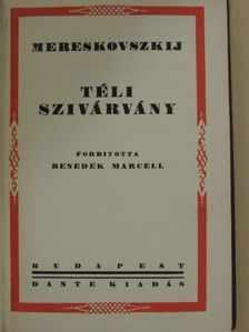 Mereskovszkij - Téli szivárvány [antikvár]