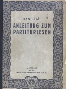 Hans Gál - Anleitung zum Partiturlesen [antikvár]