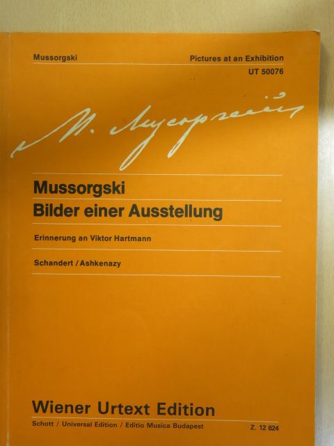 Modest Petrowitsch Mussorgski - Bilder einer Ausstellung/Pictures at an Exhibition [antikvár]
