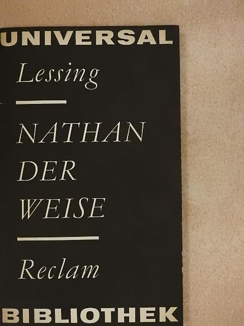 Gotthold Ephraim Lessing - Nathan der Weise [antikvár]