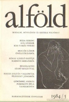 Juhász Béla - Alföld 1984/5. [antikvár]