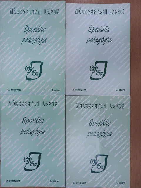 Juha Pálné - Módszertani Lapok - Speciális pedagógia 1995-1996/1-4. [antikvár]