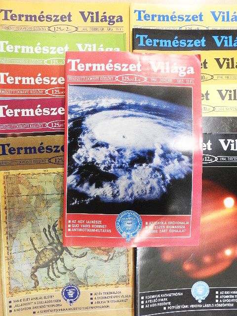Csaba György - Természet Világa 1994. (nem teljes évfolyam) [antikvár]
