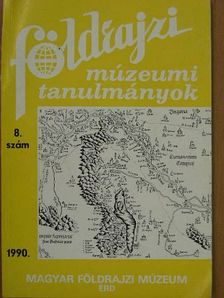 Bernard Le Calloc'h - Földrajzi múzeumi tanulmányok 8. [antikvár]