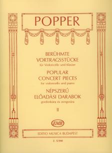 POPPER - NÉPSZERŰ ELŐADÁSI DARABOK II GORDONKÁRA ÉS ZONGORÁRA(PEJTSIK)