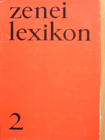 Szabolcsi Bence - Zenei Lexikon 2. (töredék) [antikvár]