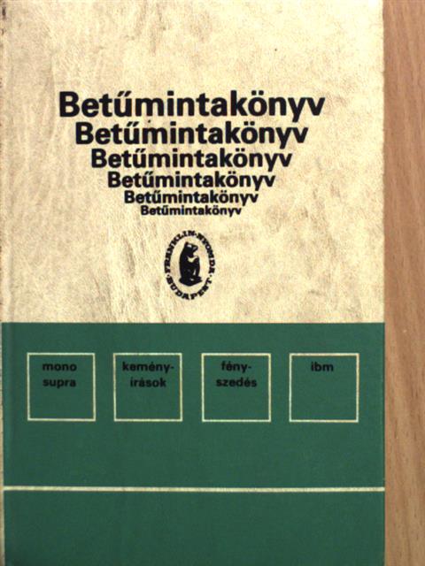 Betűmintakönyv I. (töredék) [antikvár]