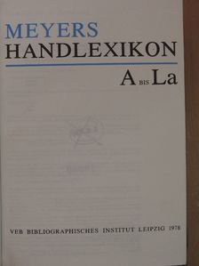 Meyers Handlexikon 1. (töredék) [antikvár]