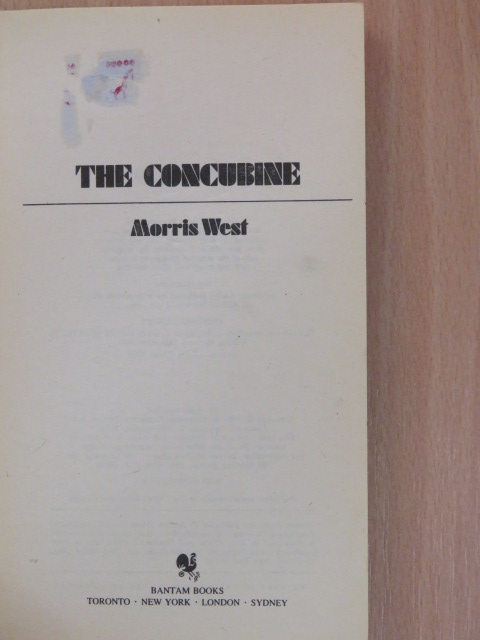 Morris West - The Concubine [antikvár]