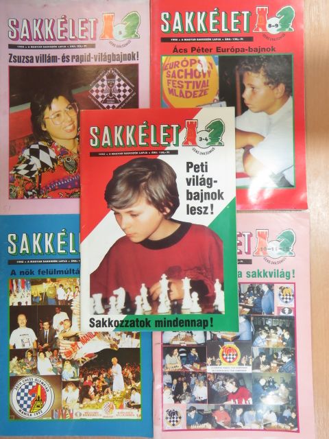 Almási Zoltán - Sakkélet 1992. (nem teljes évfolyam) [antikvár]