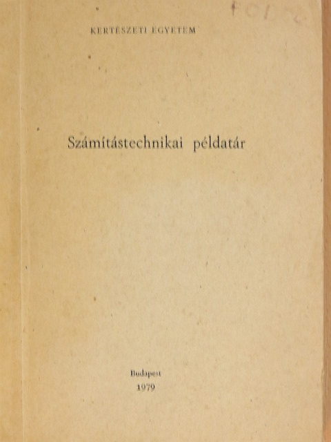 Dr. Babos Lajosné - Számítástechnikai példatár [antikvár]