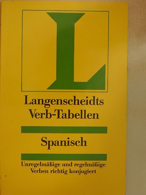 Langenscheidts Verb-Tabellen Spanisch [antikvár]