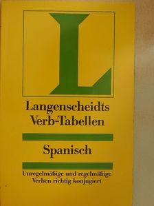 Langenscheidts Verb-Tabellen Spanisch [antikvár]