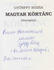 Györffy Rózsa - Magyar körtánc (dedikált) [antikvár]