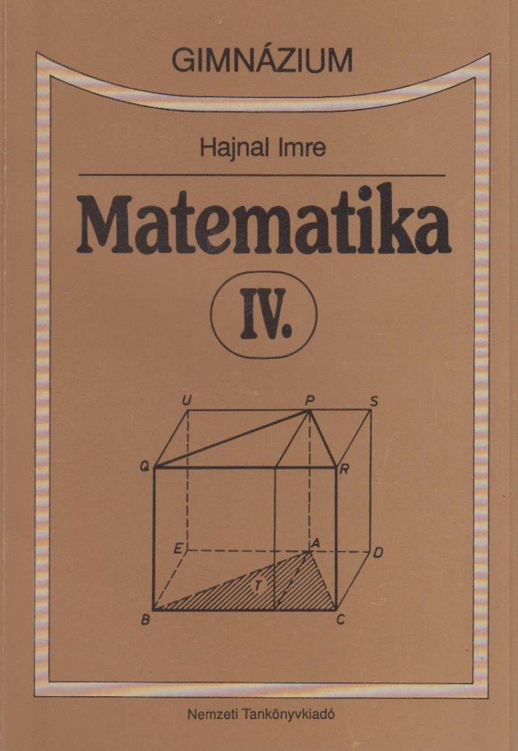 HAJNAL IMRE - Matematika IV. [antikvár]