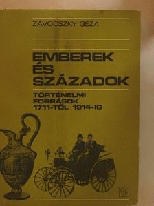 Závodszky Géza - Emberek és századok  [antikvár]